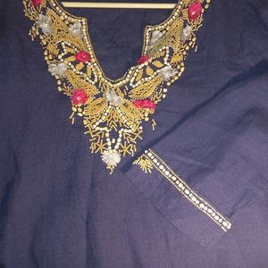 Calypso St Barth, Size S, Blue with details.